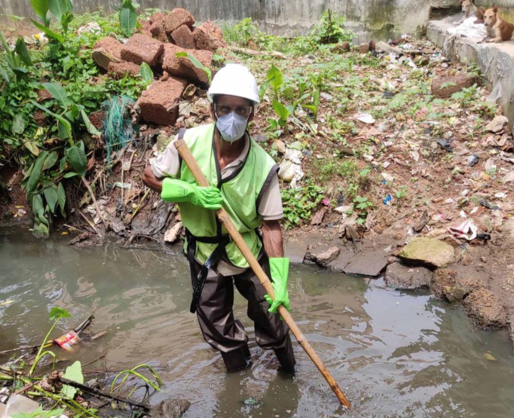 Kear Water way cleanup